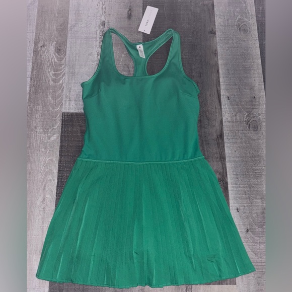 🍏NWT Yogalicious Lux Hybrid Net Motion pleated tennis dress - Picture 4 of 14